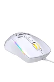 WARP WRP-O12800-W 12800 Dpi Wide RGB Özel ABS Doku Reflex Örgü Kablolu Beyaz Gaming Mouse - 5
