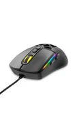 WARP WRP-O12800-B 12800 Dpi Wide RGB Özel ABS Doku Reflex Örgü Kablolu Siyah Gaming Mouse - 3