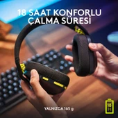 Logitech G G435 LIGHTSPEED Kablosuz Oyuncu Kulaklığı - Siyah - 6