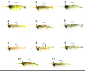 Captain Magic Shrimp 3D Renk:07 7.6 cm 5.g Silikon Karides Yem - 1