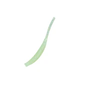 Nomura Long Tail Glow Green 5 cm Aromalı LRF Silikonu 12 Adet - 1