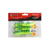 Captain Perfecto Soft Renk:2 10 cm 20g Turna Silikonu 3 Adet - 3
