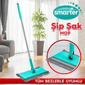 SMARTER ŞİP ŞAK MOP OTOMATİK EL DEĞMEDEN TÜM BEZLERLE UYUMLU TEMİZLİK SETİ PASPAS - 1