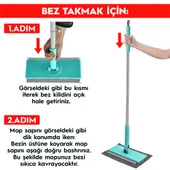 SMARTER ŞİP ŞAK MOP OTOMATİK EL DEĞMEDEN TÜM BEZLERLE UYUMLU TEMİZLİK SETİ PASPAS - 3