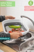 Çok Amaçlı Badya Katlanır Plastik Kesme Tahtası Bpa Free - 2
