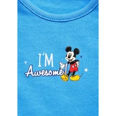 F&F Disney Baby Mickey Mouse Uzun Kollu Body 5 li Bebek Body 12-18 Ay thumbnail 2