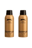 SLAZENGER Active Sport Gold Deo 150 ml - Erkek Deodorantı X 2 Adet - 1
