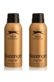SLAZENGER Active Sport Gold Deo 150 ml - Erkek Deodorantı X 2 Adet - 1