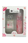 CECİLE Dıva Eau De Toılette For Women 50 Ml Edt & Dıva Eau De Cologne 150 Ml - 2