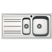 Hafele Capua 05 100x50 cm Dekorlu Sol Damlalıklı Paslanmaz Çelik Mutfak Eviyesi - 1