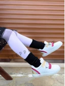 2 Çift Çocuk Siyah Slouchy Çorap - 2