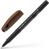 Schneider Topliner 967 | Fineliner 0,4 MM Keçe Uçlu Kahverengi Kalem - 1