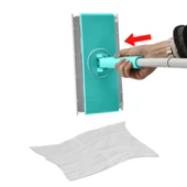 SMARTER ŞİP ŞAK MOP + YER HAVLUSU OTOMATİK EL DEĞMEDEN TÜM BEZLERLE UYUMLU TEMİZLİK SETİ PASPAS - 5
