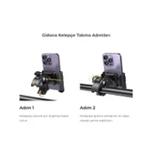 Lamicall Motosiklet ve Bisiklet Telefon Tutucu Kolay Sök Tak BP09O thumbnail 9