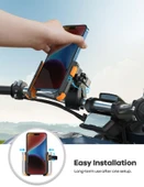 Lamicall Motosiklet ve Bisiklet Telefon Tutucu Kolay Sök Tak BP09O thumbnail 3