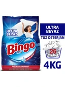 Bingo Matik Ultra Beyaz Toz Çamaşır Deterjanı 4 KG - 1