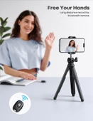 Lamicall Cep Telefonu ve Kamera Uzaktan Kumandali Selfie Çubugu Tripod STTP02 - 3