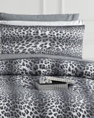 Lastikli Çarşaflı Çift Kişilik Nevresim Takımı Leopar thumbnail 4
