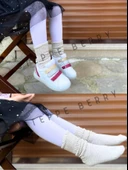 2 Çift Çocuk Kemik Slouchy Çorap - 1