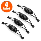 Seçil Çekmece Dolap Dolabı Kulpu Kulbu Siyah Metal Kulpları (128 MM-12.8 CM) (4 ADET) Mobilya Mutfak - 1