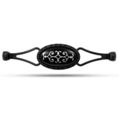 Seçil Çekmece Dolap Dolabı Kapak Kulpu Kulbu (128 MM-12.8 CM) Siyah Metal Kulpları Mobilya Mutfak thumbnail 2