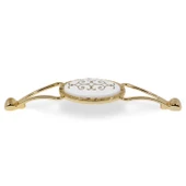 Seçil Çekmece Dolap Dolabı Kapak Kulpu Kulpları Kulbu Gold Metal Kulp 128 Mm (4 ADET) Mobilya Mutfak - 4