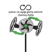 Kiwi KFAN-7473 3'ü 1 Arada Ayaklı Vantilatör - 2