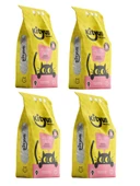 4lü Avantaj Paketi İnce Taneli Tozsuz, Topaklanan Bebek Pudralı Bentonit Kedi Kumu 4x5lt - 2