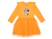 Kız Çocuk Elbise Taşlı Baskılı thumbnail 9