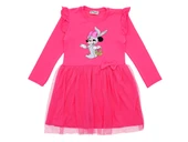 Kız Çocuk Elbise Taşlı Baskılı thumbnail 5