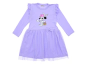 Kız Çocuk Elbise Taşlı Baskılı thumbnail 4