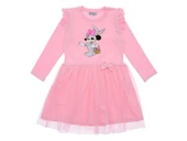 Kız Çocuk Elbise Taşlı Baskılı thumbnail 2