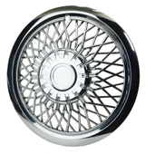 Jant Kapağı Kırılmaz Telli 16" ABS Krom Paslanmaz 4'lü (TAKIM OLARAK) - 3