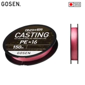 Gosen X16 Casting Answer PE 16 Örgü Spin İpi PİNK 150 MT 0,205 MM - 3