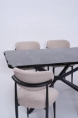 Kütük Polo MDF Mutfak Masa Sandalye Takımı 90x160 - 2