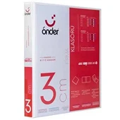 ONDER KLASOR A4 4 D MKN.30mm BEYAZ (2013-5) - 1