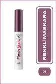 Golden Rose Flash Lash Colored Mascara No:09 Deep Plum - Renkli Maskara - 1
