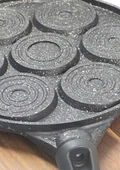 Waffle Tavası - Döküm Pankek Tavası - 27 CM - 3