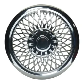 Jant Kapağı Kırılmaz Telli 14" ABS Krom Paslanmaz 4'lü (TAKIM OLARAK) - 1