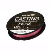 Gosen X16 Casting Answer PE 16 Örgü Spin İpi  PİNK 150 MT 0,205 MM - 2