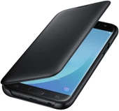 Samsung Galaxy J5 2017 (J530) Wallet Cüzdan Kılıf, Siyah EF-WJ530CBEGME thumbnail 7