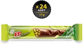 Eti Çikolata Antep Fıstıklı Sütlü Çikolata 17 g x 24 Adet - 1