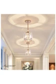 Luna Lighting Lüx Kristal Modern Tekli Gold avize - 1