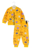 Erkek Bebek Takım Fermuarlı Üç Parçalı Snoopy Baskılı - 3
