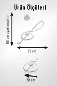Luna Lighting Melodi Model Krom Kaplama Metal Hol Salon Mutfak Oturma Yatak Odası Modern Led Avize - 2