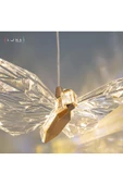 Luna Lighting Kelebek Model Gold Kaplama 3 Renk Metal Salon Mutfak Oturma Yatak Odası Modern Led Sarkıt Avize - 3