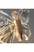 Luna Lighting Kelebek Model Gold Kaplama 3 Renk Metal Salon Mutfak Oturma Yatak Odası Modern Led 3 lü Sarkıt Avize - 2