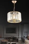 Luna Lighting Modern Luxury Kristal Gold Avize - 2