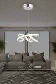 Luna Lighting Vino Riserva Model Krom Kaplama Metal Salon Mutfak Oturma Yatak Odası Modern Led Sarkıt Avize - 3