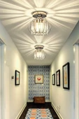 Luna Lighting Bella Luce Model Krom Renk Kaplama Metal Kristal Taşlı Yatak Salon Oturma Odası Plafonyer Avize - 5
